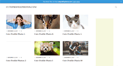 Desktop Screenshot of cuteprofilephotos.com