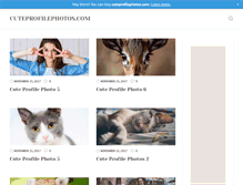 Tablet Screenshot of cuteprofilephotos.com